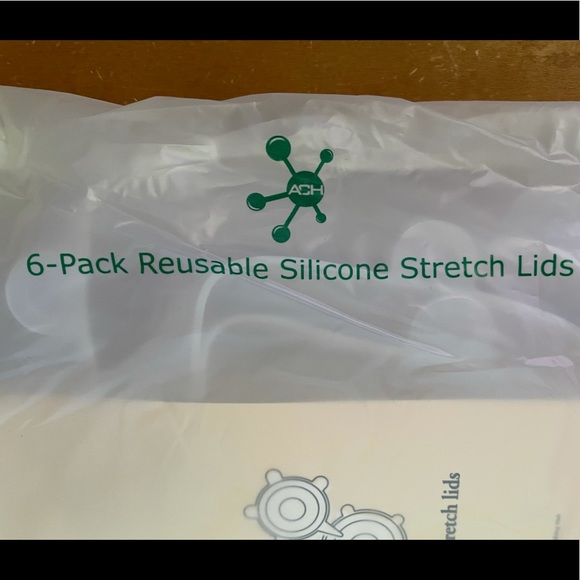 ACH silicone stretch lids, 6 total, 3 sizes - Picture 4 of 7